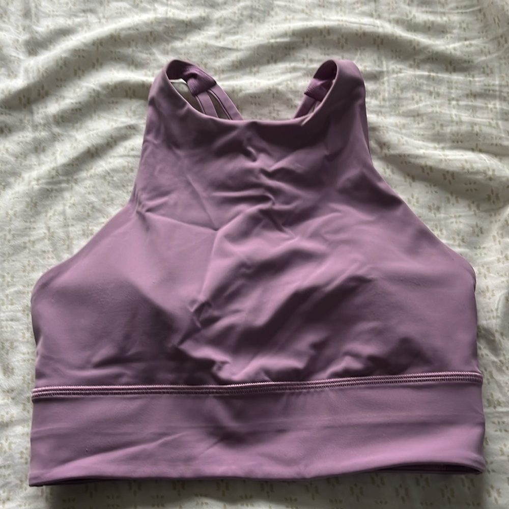 Lululemon long line high neck energy bra